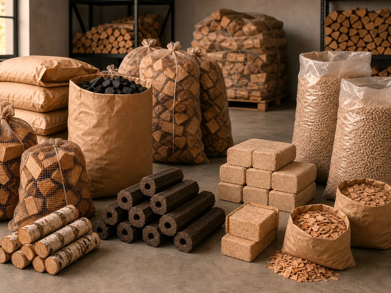Топливные брикеты Pini Kay в Островце